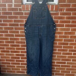 Old Navy Baggy Wide Leg Denim Overalls